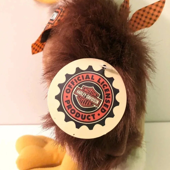 Vintage Harley Davidson Eagle Biker Hog Stuffed Animal  11 Inch Tall Plush Toy - Picture 3 of 15